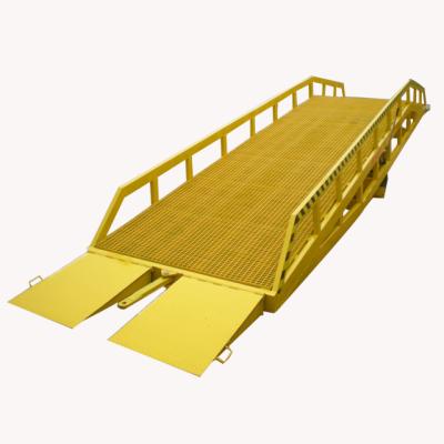 China Hotels 6T 8T 10T Hydraulic Container Loading Ramp Ramp Warehouse Dock Ramps for sale