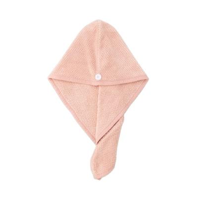 China Women's Coral Velvet Pineapple Check Design Hair Chain High Quality QUICK DRY Soft Towels for sale