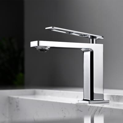 China Modern Deck Mounted Style Stainless Steel Modern Basin Bathroom Kitchen Water Faucets for sale