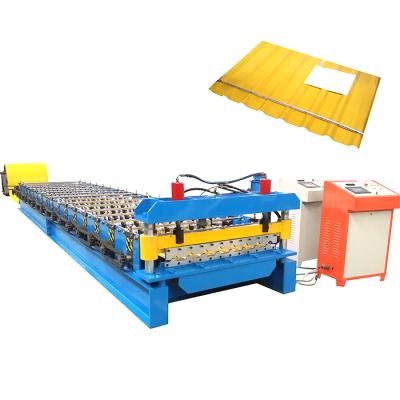 China Building Material Shops Color Metal Roof Panel Steel Sheet Forming Machine for sale