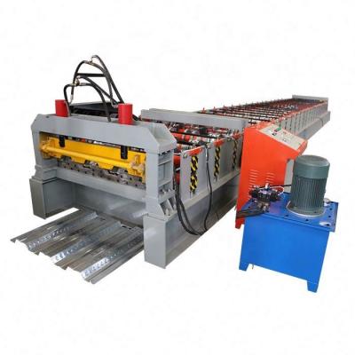 China Building Material Stores Cold Corrugated Sheet Steel Floor Decking Roof Roll Forming Machine For Sale for sale