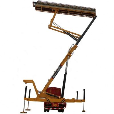 China Building Material Stores Crane Truck Lifting Platform For Hydraulic Industrial Tile Rolling Machine for sale