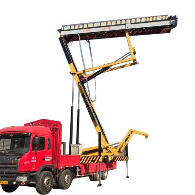 China Tiles Roll Forming Machine Mobile Hydraulic Lifting Platform Used For Sale 8.5M*1.8M*1.2M for sale