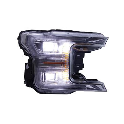 China PP+PC YH Auto Parts 55W F150 Headlights For Ford Led Sequential Headlights Auto Head Light For Ford F150 2018 2019 for sale