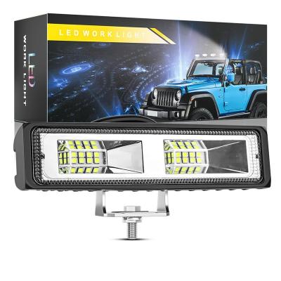 China Aluminum YH 16 Led Spotlight 48W 12V 24V Daytime Running Light LED Light Bar For Motorcycle 4x4 Truck ATV Offroad Tractor for sale