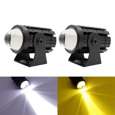 China Free Switch YH Motorcycle Fog Light Led Motorcycle Headlight Mini Drive Headlight Fog Light 12V For Projector Lamp for sale