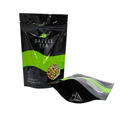 China Recyclable 50g 100g 200g 1lb Green tea packaging Custom printed tea bags with logo for sale