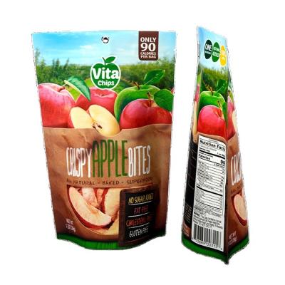 China Recyclable Crispy Apple Bites Customized Printed Snacks Food Packaging Fast Food Packing Potato Chips Pouch Bag for sale