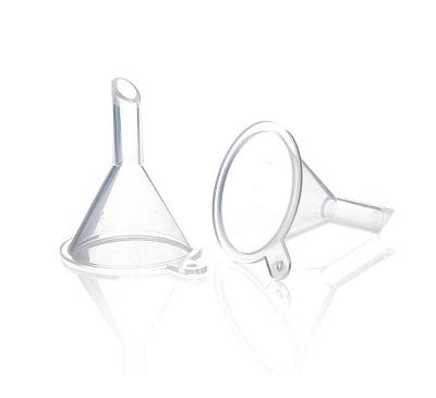 China LaboratoryCeramic/cosmetic colorful clear plastic cosmetic labotatorial funnels for perfume oil water liquid filling for sale