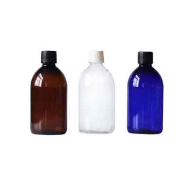 China Personal Care Handsome 500ml PET Plastic Empty Shampoo Lotion For Bottle For Cosmetic Packaging for sale