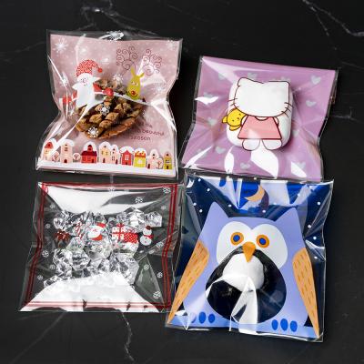 China Disposable Clear Custom Different Size Self Adhesive Opp Cellophane Plastic Bags for sale