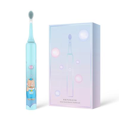 China Household APP Smart Play Child Teaching Toothbrush Automatic Friendly Kids Electric Toothbrush With Toy Intelligent Position Technology for sale