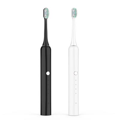 China Al-alloy Smart Smart Soft Button Dispenser Bristle Electric Toothbrush Household Vibrator Sonic Toothbrush Design for sale