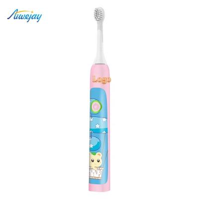 China Household OEM Private Label Kids Electric Toothbrush Babay Wireless Sonic Toothbrush Finger Filling Silicone for sale