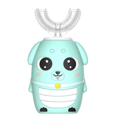 China Automic Battery Operated Cute Children 360 Electric Toothbrushes Silicone Toothbrushes 360 Silicone Kids Electric Toothbrush for sale