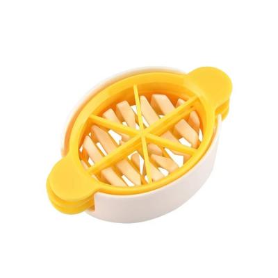 China Amazon Best Sustainable Sustainable Selling Hard Multifunctional Food Grade Egg Cutter 3 In 1 Piece Sets for sale