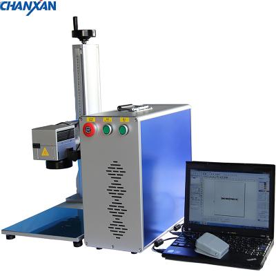 China Laser Marking Mini Fiber Laser Marking Machine Portable 20w Metal Laser Marking Machine for sale