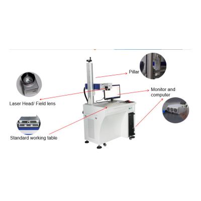 China Deep Marking Laser Marking Desktop Fiber Laser Marking Machine 20w 30w Raycus Source for sale