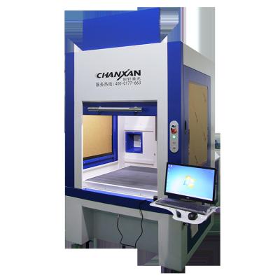 China Full-enclosed Dynamic Laser Machine Large Format CO2 Laser Marking Machine With RF Metal Tube Jeans Washing Laser Machine for sale