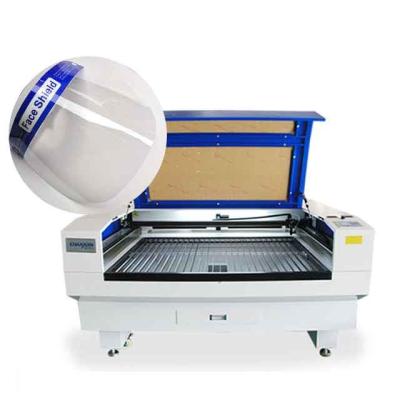 China Laser CUTTING CHANXAN CO2 Laser Cutting Machine 1610 For PET Protective Face Mask for sale