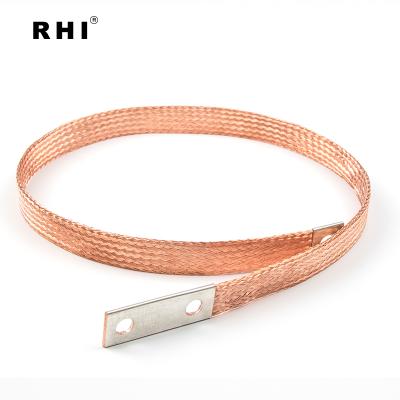 China Power Power Ground Flexible Copper Braiding Strap For Electric Car Battery for sale