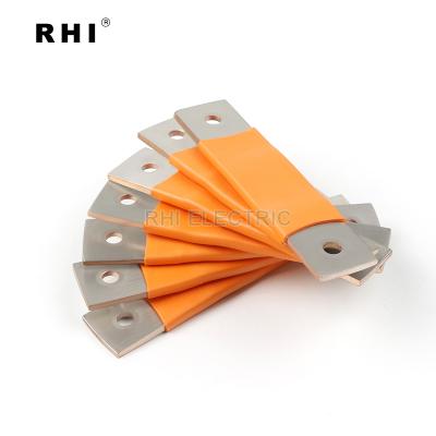 China Good quality industrial insulated flexible copper bus bar with EVA heat shrink sleeves for sale