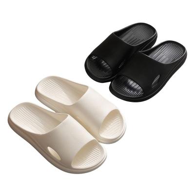 China Damping Soft Bottom Slides Ladies House Slippers Summer Men Indoor Couples Non-slip Mute Lightweight Bathroom Slippers for sale