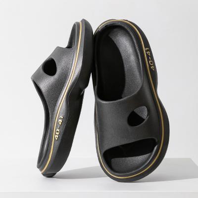 China Cushioning Comfortable Outdoor Indoor Anti-skid Men Women Cushioned Thick Sole Beach Slides Sandal Sporty Sport Slipper for sale