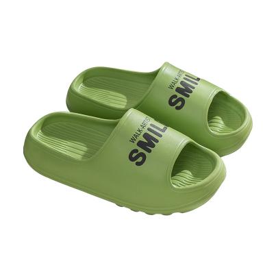 China Cushioning Anti-Skid Eva Comfort Indoor Slippers Bath Bedroom Slippers For Women Men Bedroom Plastic Slippers for sale