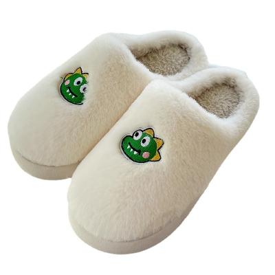 China Cushioning Cute Plush Slippers New Cotton Slippers Autumn And Winter Warm Non-Slip Indoor Slippers Home for sale