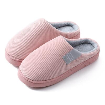 China Damping Cheap Women's Housewife Slippers Cotton Warm Winter Cotton Slipper Sales Anti-skid Slippers for sale