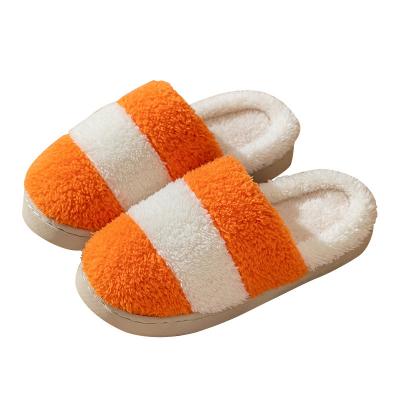 China Cushioning Popular Winter Warm Soft Comfortable Plush Plush Selling Slippers Indoor Bedroom Indoor Home Slippers for sale