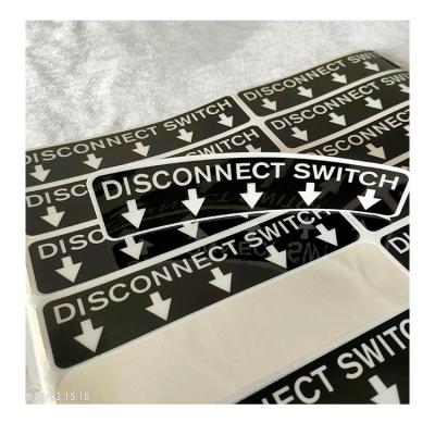 China Tearable High Quality Durable Using Various PVC Sign Digital Printing Label Sticker for sale