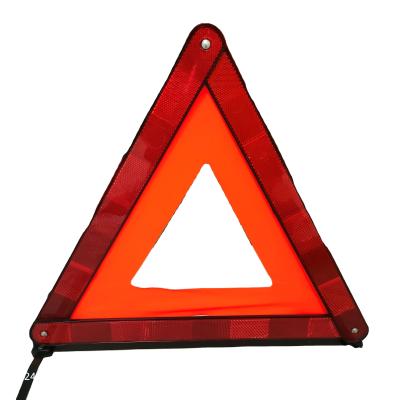 China Car Waterproof Portable Plastic Emergency Reflector Panel Warning Safety Warning Triangle for sale