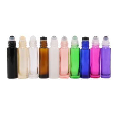 China Glass Perfume Bottle 10ml Rollball Bottle For Skin Care for sale