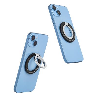 China Factory Direct Selling Mobile Phone Finger Ring Holder Adjustable 360 ​​Rotation Magnetic Phone Holder Grip For iPhone 14 for sale