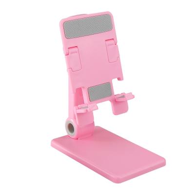 China Portable Adjustable Foldable Plastic Adjustable Cell Phone Accessories Table Top Mobile Phone Video Holder for sale