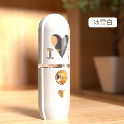 China Mini Portable USB Mini Portable USB Cooling Eyelash Extensions Sprayer Mister Facial Device Mist Face Humidifier DEEP CLEANSING Rechargeable Mister Cooling for sale