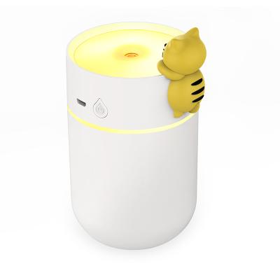 China New Colorful Led Portable Mini Car Light Personal Cute Air Usb Humidifier Desktop for sale