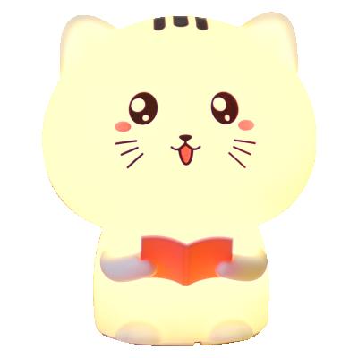 China Lovely Kids Baby Bedside Lamp Atmosphere Gift Silicone Night Light for Kids Friend for sale