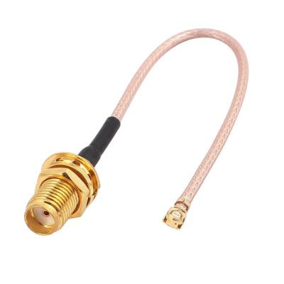 China 0.81Cable Jacket Dimensiones SMA Conector Cable coaxial conjunto con impedancia de 50 ohm en venta