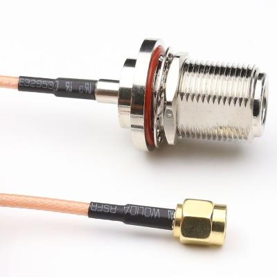 China Cable de comunicación DC 3.3-5.0V N Antenna de mujer a hombre RF extensión coaxial RG316 en venta