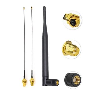 China ABS Dual Band 5GHz 5.8GHz 2.4GHz WiFi Antenna for Long Range Indoor Wireless Receiver for sale