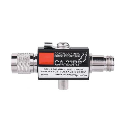 China Faixa de frequência 0-2500Mhz Protector de arresto N Fêmea para Fêmea Cabo coaxial de RF CA-23RP à venda