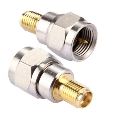 China Adaptador coaxial de RF recto con material de latón en venta