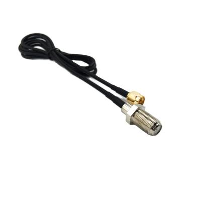 China Adaptador negro N Femenino a SMB Fakra CRC9 TS9 Conector RG174 RG178 RG316 Cable coaxial en venta