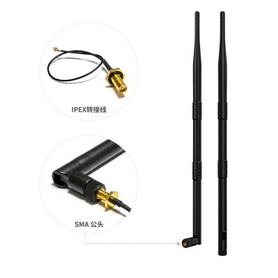 China PC PBT 2.4G 3M Adesivo WiFi Parche Antena SMA Hombre 2.4G WiFi Directo Antena Muestra gratuita en venta