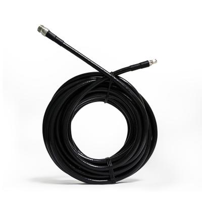 China 25ft 30ft 50ft 100ft LMR400 Cable coaxial con N femenino a RP SMA Conectar tipo exterior en venta