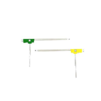 China Suministro directo 5dbi Ganan RG174 VHF/UHF Antenna de televisión digital para automóviles Antenna de película Antenna de membrana en venta