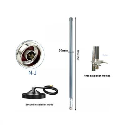 중국 방수 옴니 유리섬유 로라 안테나 433mhz 868mhz 915mhz 야외용 판매용